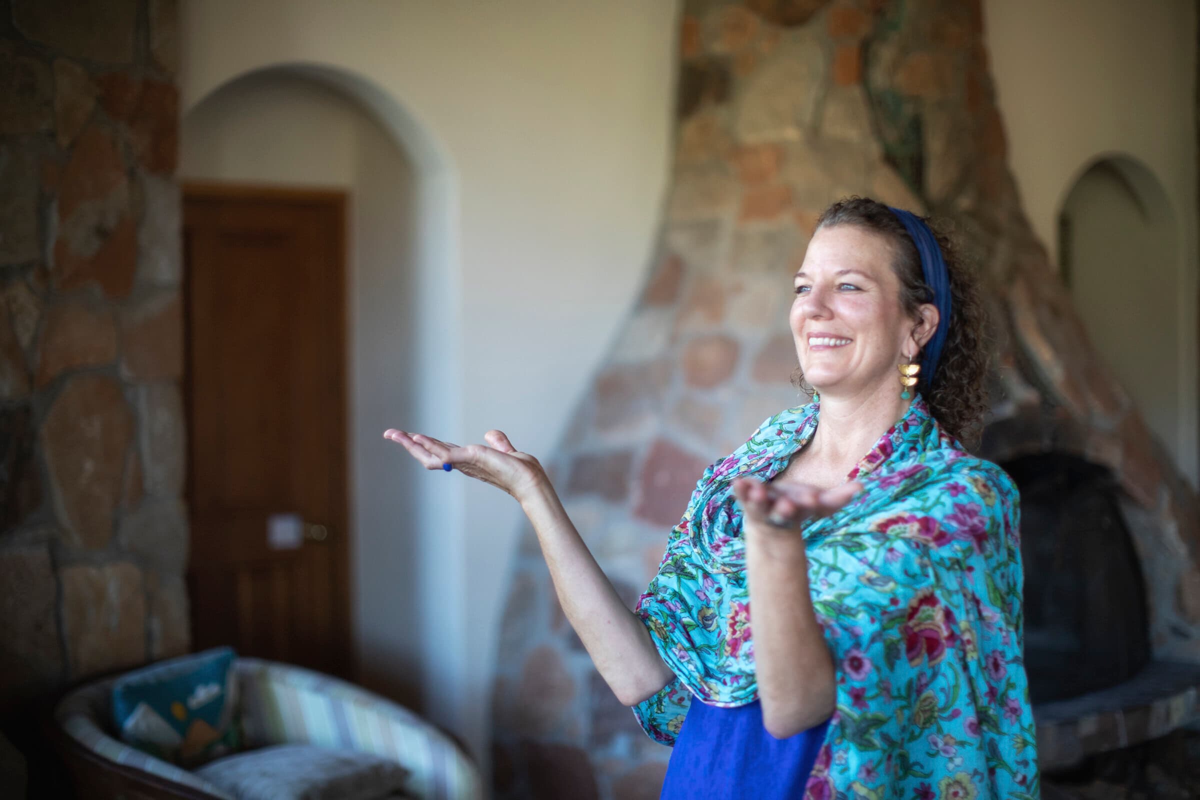 Katheryn Trenshaw presenting