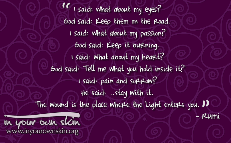 Rumi light quote